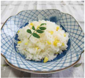 49_とうもろこしと生姜のご飯