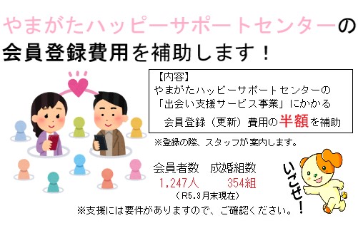 ハッピーサポートセンター会員登録費補助